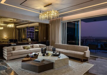 Living Room in 3 BHK Apartment at Godrej Summit, Sector 104 – for Sale