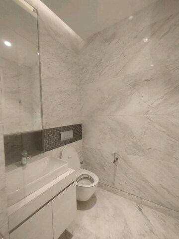 Bathroom in 3 BHK Apartment at Bhartiya Leela Residences, Thanisandra Main Road – for Rent