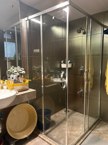Bathroom in 2 BHK Apartment at AP Valencia Apartment, Santacruz West – for Rent