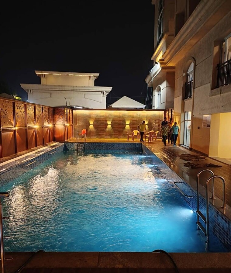 Swimming Pool, aditya-imperial-heights 3 Bedroom 1800 Sq.Ft. Apartment In Hafeezpet Hyderabad 8791900