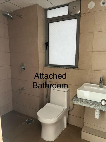 Bathroom in 2 BHK Apartment at Kalpataru Immensa, Kolshet Road – for Rent