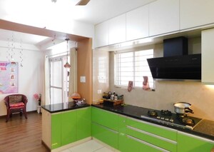 Kitchen in 3 BHK Apartment at Aparna Sarovar Zenith, Nallagandla – for Sale