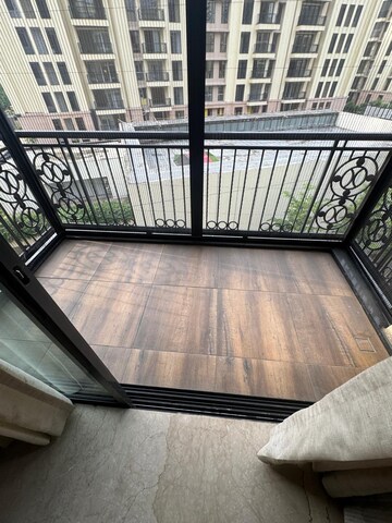 Balcony in 3 BHK Apartment at Lodha Sterling, Kolshet Road – for Rent