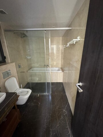 Bathroom in 3 BHK Apartment at Lodha Sterling, Kolshet Road – for Rent