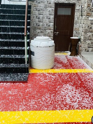 Staircase in 3 BHK Independent House at Kasauli – for Sale