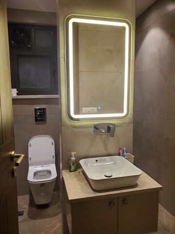 Bathroom in 3 BHK Builder Floor at Palam Vihar – for Rent