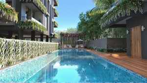 Swimming Pool in 2 BHK Builder Floor at Gouranganagar – for Sale