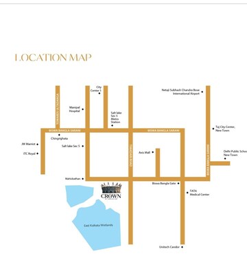Floor Plan in 4 BHK Builder Floor at Mahish Bathan – for Sale