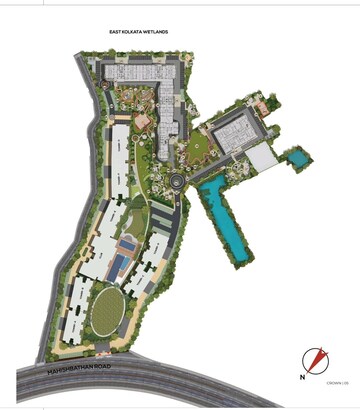 Staircase in 4 BHK Builder Floor at Mahish Bathan – for Sale