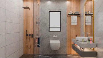 Bathroom in 1 BHK Apartment at Sheth Irene, Malad West – for Sale