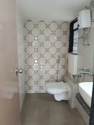 Bathroom in 1 BHK Apartment at Manaki Ramchandra Heights, Virar West – for Sale