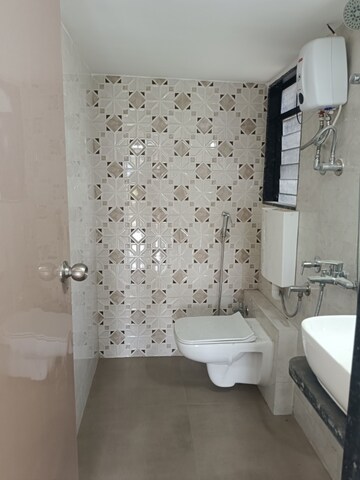 Bathroom in 1 BHK Apartment at Manaki Ramchandra Heights, Virar West – for Sale
