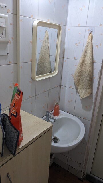Bathroom in 1 BHK Apartment at Belvalkar Ishan Srushti, Warje – for Rent