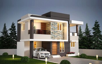 4 BHK Villa – Exterior View View at Ottapalam - for Sale