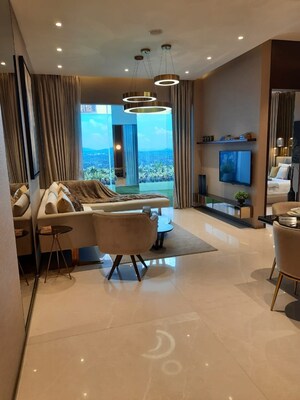 Living Room in 2 BHK Apartment at Sheth Irene, Malad West – for Sale