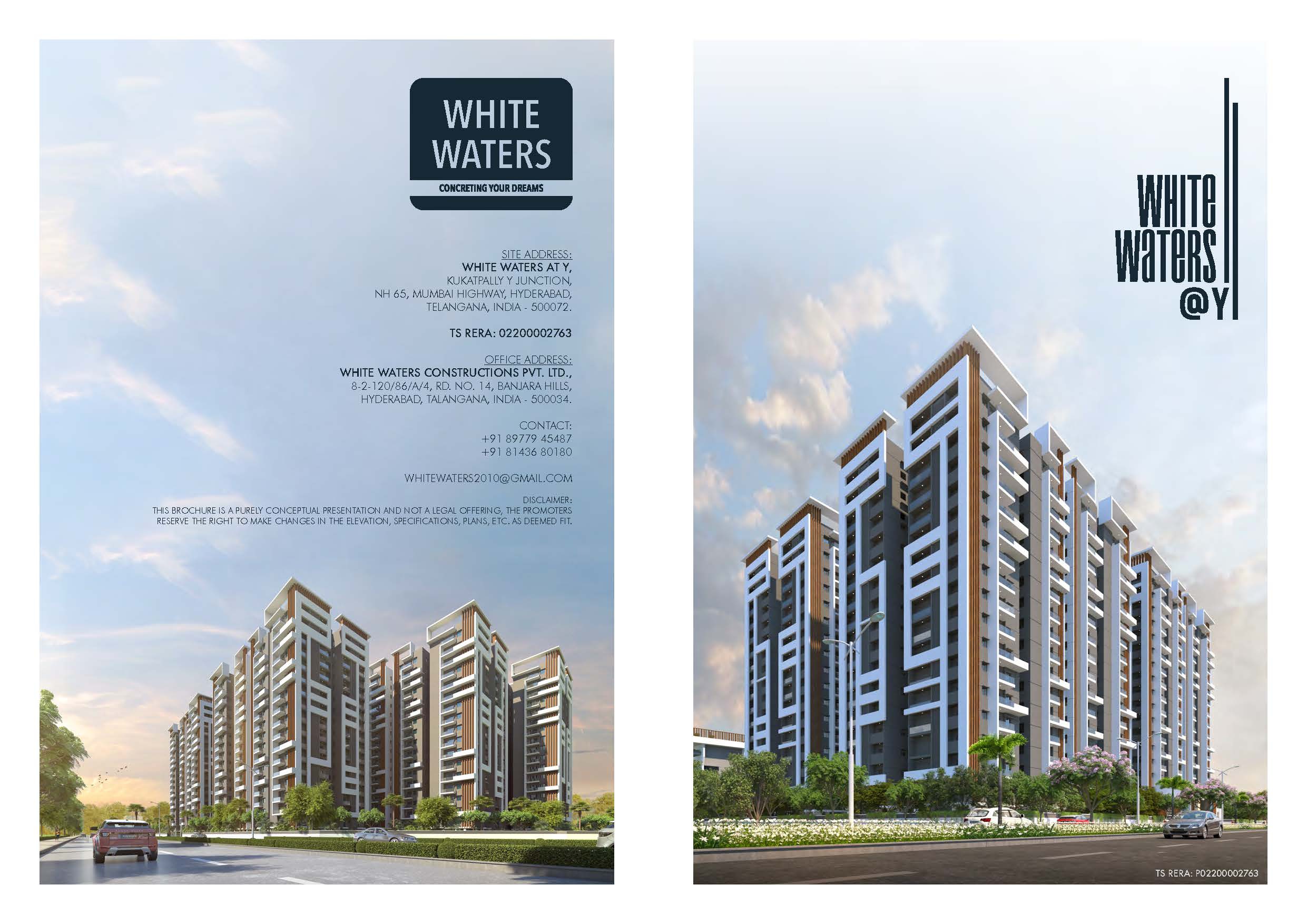 3 BHK + Extra Room Apartment For Sale in White Waters at Y