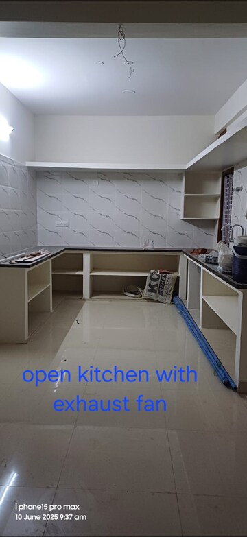 Kitchen in 3 BHK Builder Floor at Ali Residency Malakpet, Malakpet – for Rent