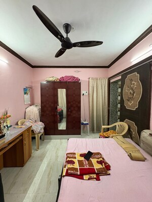 Bedroom in 1 BHK Apartment at Lokpuram CHS, Vasant Vihar – for Sale