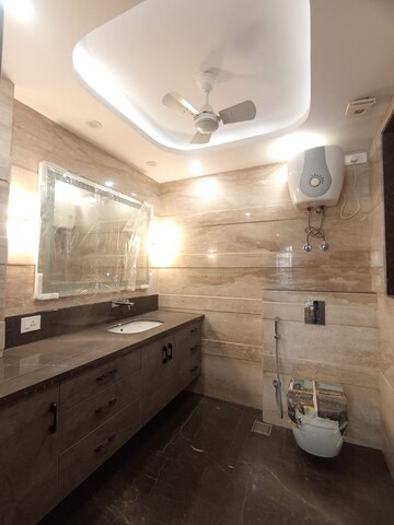 Attached Bathroom in 3 BHK Builder Floor at Chattarpur – for Rent