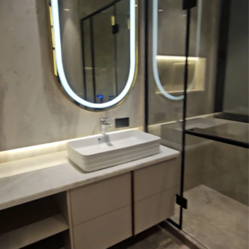 Kitchen in 3.5 BHK Builder Floor at New Rajinder Nagar – for Sale