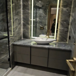 Bathroom in 3.5 BHK Builder Floor at New Rajinder Nagar – for Sale