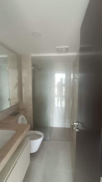 Bathroom in 2 BHK Apartment at Hiranandani Atlantis, Powai – for Rent
