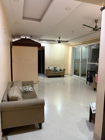 Living Room in 3.5 BHK Apartment at Prestige Misty Waters, Hebbal – for Rent
