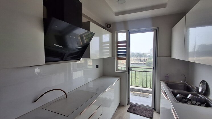 Kitchen, sushma-valencia 3 Bedroom 1800 Sq.Ft. Apartment In International Airport Road Zirakpur 8792398