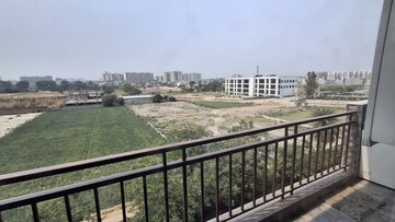 Balcony in 3 BHK Apartment at Sushma Valencia, International Airport Road – for Rent