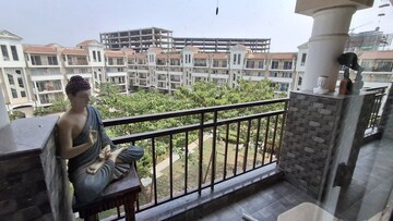 Balcony in 3 BHK Apartment at Sushma Valencia, International Airport Road – for Rent