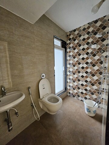 Bathroom in 2 BHK Apartment at Naman Habitat, Andheri West – for Rent