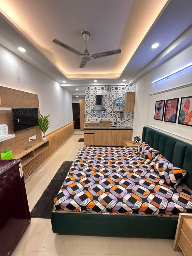 Bedroom, saket 1 Bedroom 500 Sq.Ft. Builder Floor In Saket Delhi 8792461