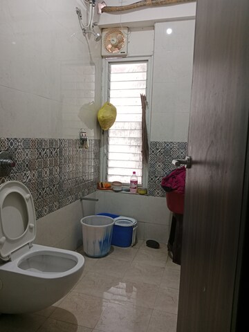 Bathroom in 2 BHK Apartment at Marathon Nexzone, New Panvel – for Rent