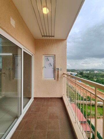 Balcony in 3 BHK Apartment at Prestige Finsbury Park Regent, Bagaluru – for Rent