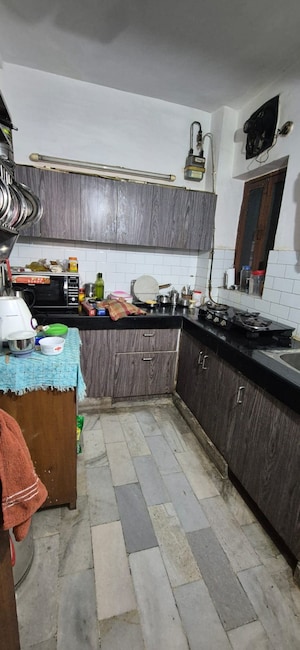 Kitchen in 2 BHK Apartment at Samaj Kalyan Society, Vikas Puri – for Sale