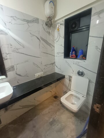 Bathroom in 2 BHK Apartment at Hubtown Hillcrest, Andheri East – for Rent