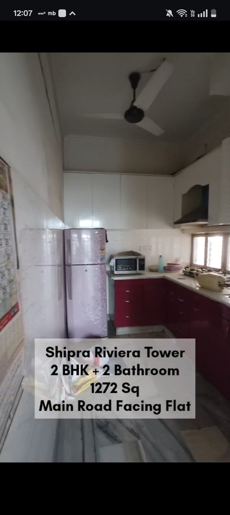 Kitchen, gyan khand 2 Bedroom 1254 Sq.Ft. Apartment In Gyan Khand Ghaziabad 8792581