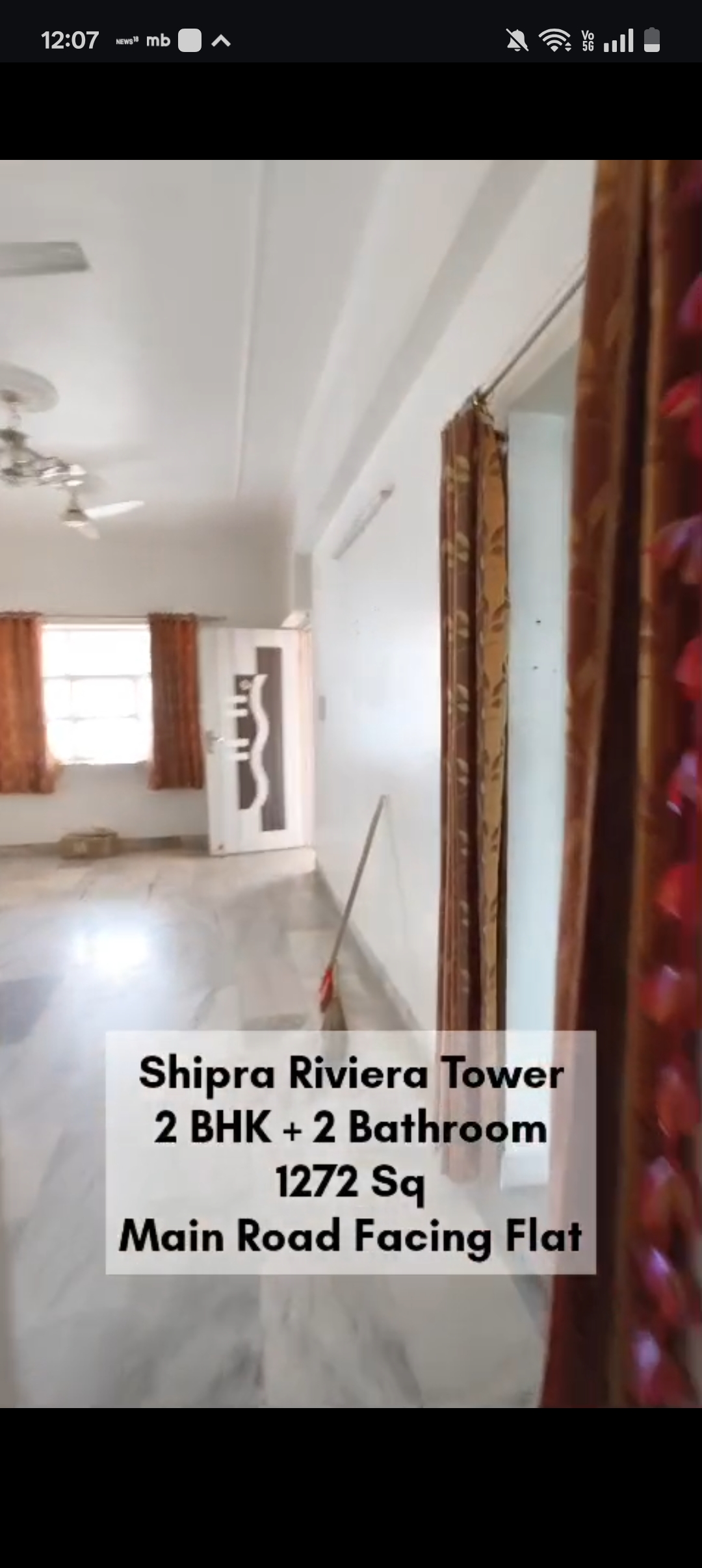 2 BHK + Pooja Room Apartment For Sale in Shipra Revaria Tower 