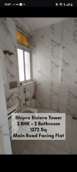 Bathroom in 2 BHK Apartment at Gyan Khand – for Sale