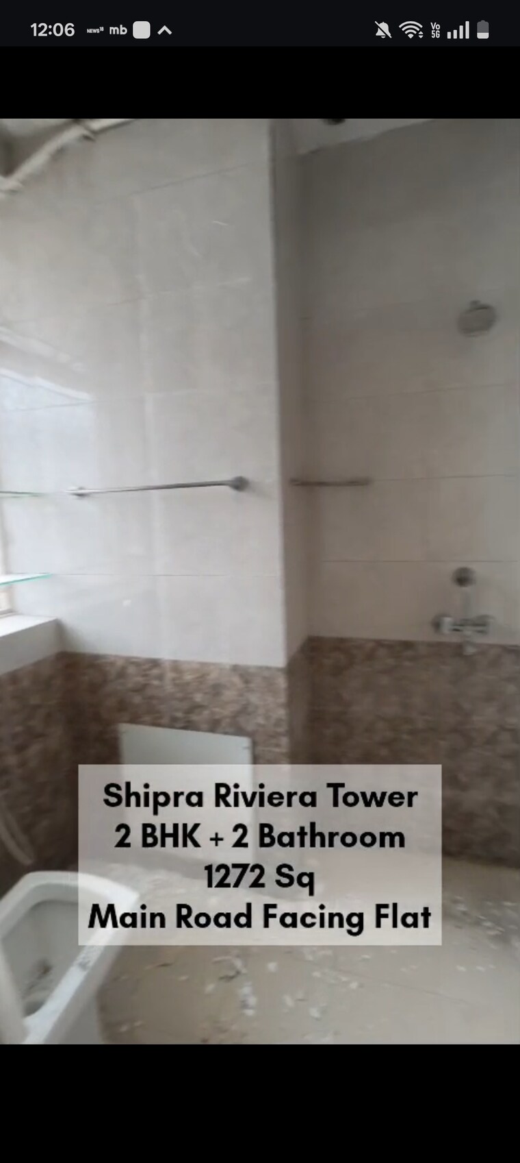 Bathroom, gyan khand 2 Bedroom 1254 Sq.Ft. Apartment In Gyan Khand Ghaziabad 8792581