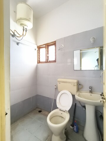 Bathroom in 1 BHK Builder Floor at Singasandra – for Rent