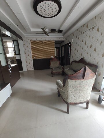Living Room in 3 BHK Apartment at Shri Radha Sky Gardens, Sector 16b Greater Noida – for Rent