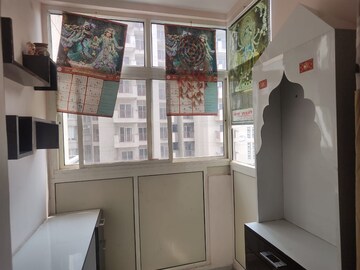 Balcony in 3 BHK Apartment at Shri Radha Sky Gardens, Sector 16b Greater Noida – for Rent