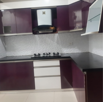 Kitchen in 2 BHK Apartment at Mantri Webcity, Hennur Road – for Rent