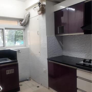 Kitchen in 2 BHK Apartment at Mantri Webcity, Hennur Road – for Rent