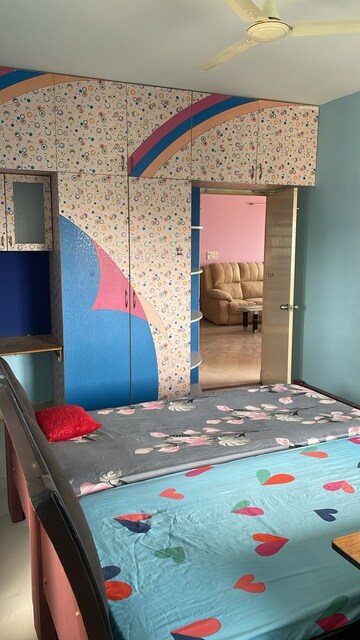 Bedroom in 2 BHK Apartment at Golden Palms Apartment Bangalore, Thanisandra Main Road – for Rent