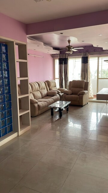 Living Room in 2 BHK Apartment at Golden Palms Apartment Bangalore, Thanisandra Main Road – for Rent