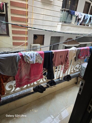 Balcony in 2 BHK Builder Floor at Malviya Nagar – for Rent