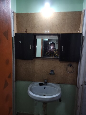 Bathroom in 2 BHK Apartment at Rahul Park - D1 D2 D3 Building, Warje – for Rent