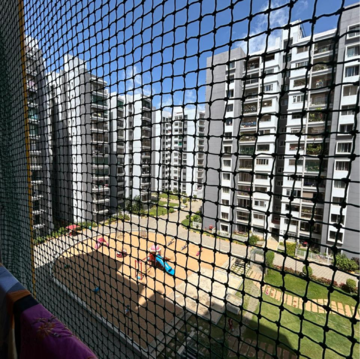 Balcony in 3 BHK Apartment at Sobha Chrysanthemum, Kothanur – for Rent